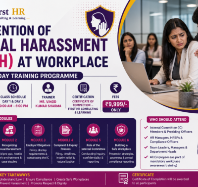 Prevention of Sexual Harassment (POSH) at Workplace
