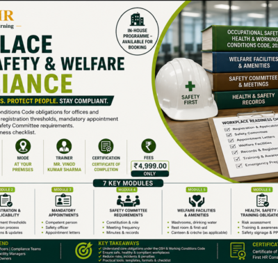Workplace Health, Safety & Welfare Compliance
