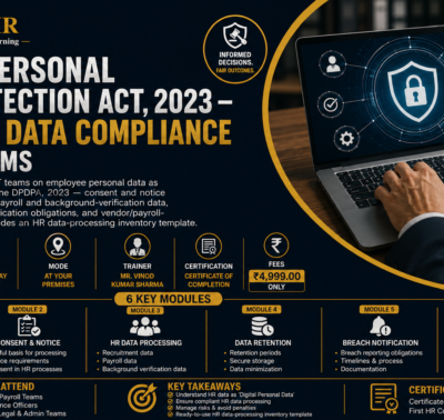 Digital Personal Data Protection Act, 2023 — Employee Data Compliance for HR Teams